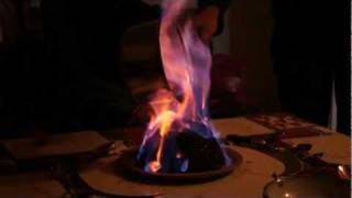 Christmas pudding fire [upl. by Laurie]