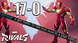 Spawn Camping As Iron Man Marvel Rivals Pre Closed Beta [upl. by Erbua]