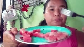 Comiendo sandia para calmar el calor 🍉😋 [upl. by Deevan]