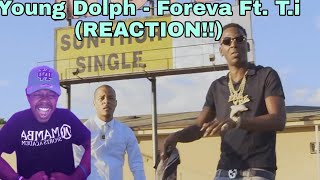 Young Dolph  Foreva Official Music Video ft TI REACTION IT DOLPH LOL [upl. by Nallid]