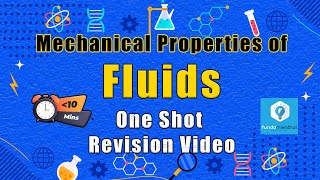 Mechanical Properties of Fluid Mechanics Class 11 Physics One SHOT Revision Video [upl. by Godwin]