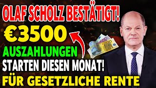 Gesetzliche Rentenversicherung kündigt 3500 € Einmalzahlung an – Auszahlung beginnt indiesem Monat [upl. by Ybrad]