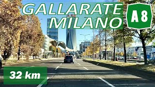 A8  GALLARATE  MILANO  Autostrada dei Laghi [upl. by Hills217]