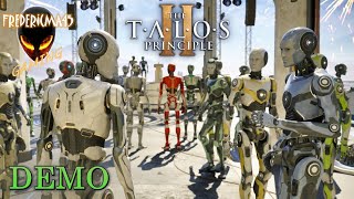 The Talos Principle 2 FULL DEMO Walkthrough Puzzle Game [upl. by Sklar488]