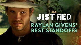 Raylan Givens Best Standoffs  Justified  FX [upl. by Natsyrk]