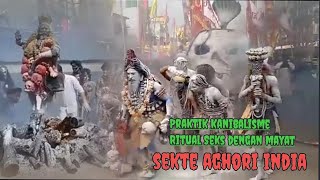 TRADISI NGAWUR Makan BAB Sendiri Bebas WIK WIK Dilihat Banyak Orang  Sekte Aghori [upl. by Elocyn]