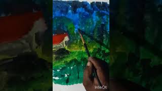 Scenery painting art scenerypainting creative [upl. by Nomar]