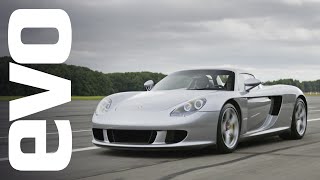 Porsche Carrera GT driven  evo ICONS [upl. by Elrahc]