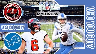 Tampa Bay Buccaneers vs Detroit Lions  Play by PlayWatch Party Stream  2023 NFC Div Round p2 [upl. by Chiang752]