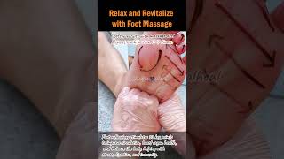 Relax and Revitalize with Foot Massage footreflexology footmassage healthbenefits stressrelief [upl. by Ataner]