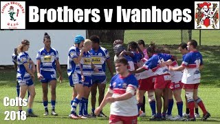 2018 CDRL Colts Under19  Cairns Brothers v Ivanhoe Knights 22718 [upl. by Asinla767]