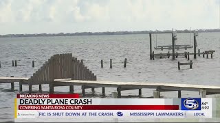 Pilot killed when aircraft crashes into Santa Rosa Sound [upl. by Lionel534]