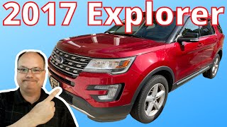 2017 Ford Explorer XLT Review  A Great Value 3Row SUV [upl. by Legnaesoj]