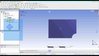 ANSYS13 Static Structural analysis Plate with hole  Ansys Workbench Tutorial for Beginners [upl. by Asined]