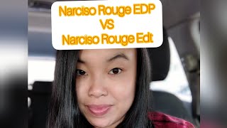 Narciso Rouge EDP VS Narciso Rouge EDT  PERFUME REVIEW CNY COUNTDOWN DAY 14 [upl. by Doowron]