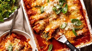 Spinach amp Ricotta Cannelloni [upl. by Oinafipe]