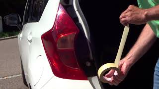 Nissan Note Heckleuchte ausbauen  remove tail light [upl. by Efron]