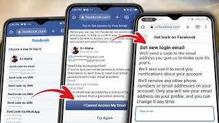 How to Recover Facebook Account Without Email and Phone Number 2024 [upl. by Edita]