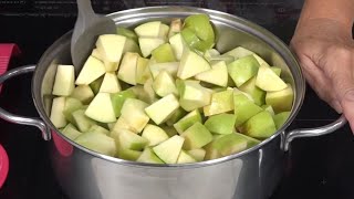 POSTRE DE MANZANA CON SOLO 3 INGREDIENTES Sin horno delicioso dulce de manzanas fácil y económico [upl. by Pinckney]