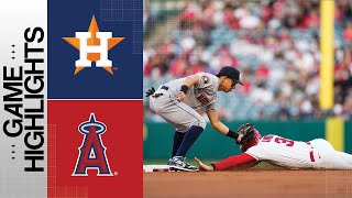 Astros vs Angels Game Highlights 5823 [upl. by Namyl]