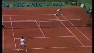 Davis Cup final 1984 McEnroe Sundström [upl. by Olegnaed]