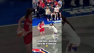 Caitlin Clark’s boyfriend lets her know about the shot clock caitlinclark basketball wnba [upl. by Ylim]