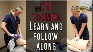 CPR BLS training  Follow along with my training RQI system  Code One Training Solutions [upl. by Saville793]