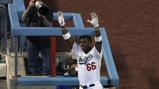 Yasiel Puigs impressive debut week [upl. by Kimmi]