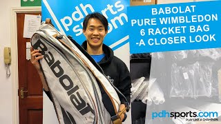 Babolat Pure Wimbledon 6 Racket Bag review by pdhsports [upl. by Groscr]