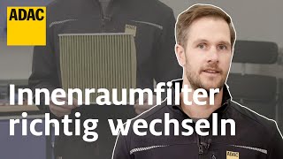 Innenraumfilter wechseln Tipps für saubere Luft im Auto  Einfach Selber Machen  ADAC [upl. by Benkley]