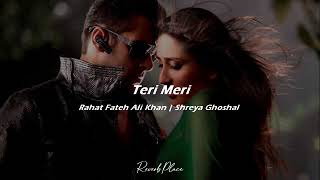 Teri Meri SlowedReverbed  ReverbPlace [upl. by Ahseuqal]