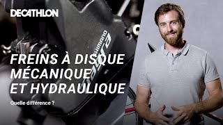 TUTO  Freins hydrauliques et freins mécaniques  quelle différence  🚴 I Decathlon [upl. by Daye]