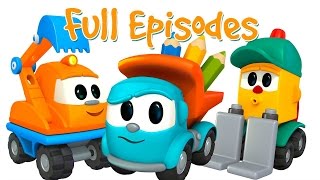 Leo the Truck Full Episodes 3 A Kids Cartoon Compilation [upl. by Nauhs571]