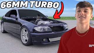 BIG TURBO BMW Hits BOOST For The 1st Time [upl. by Eimas216]