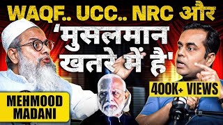 Mahmood Madani Podcast wth Sushant Sinha on PM Modi Waqf Bill NRC amp Why Muslims dont vote fr Modi [upl. by Nosnevets575]