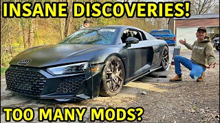 Rebuilding A Wrecked 2020 TWIN TURBO Audi R8 Part 2 [upl. by Ylrebmek923]