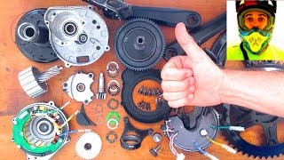 Bafang 8fun from parts to complete BBS02 in 32 seconds timelapse service  repair [upl. by Noicpesnoc385]