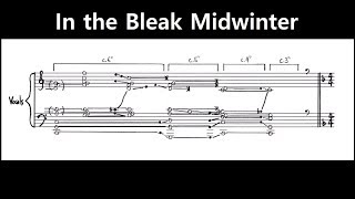 Jacob Collier  In the Bleak Midwinter Transcription [upl. by Annodas929]