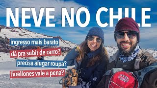 ❄Neve e Ski no Chile com CARRO ALUGADO dicas para ECONOMIZAR no Valle Nevado [upl. by Mosera]