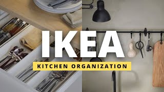 Best IKEA Kitchen Organization Products  IDEAS FOR SMALL KITCHENS shop with me [upl. by Htebesile902]