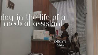 REALISTIC DAY IN THE LIFE OF A MEDICAL ASSISTANT  detailed OBGYN [upl. by Mian]