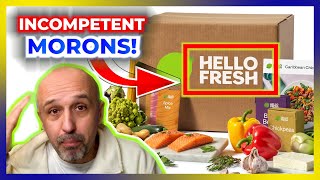 HelloFresh Are Incompetent Morons at least in the UK [upl. by Etnohc]