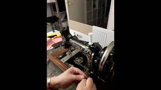 sewing machine Gritzner how to thread the bobbin [upl. by Simmons865]