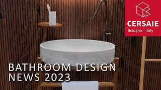 Cersaie 2023 An overview of sanitaryware novelties at the Bologna show Trends in bathroom design [upl. by Rand]