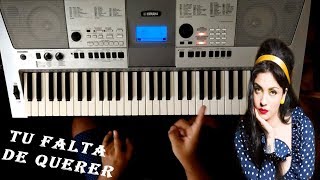 Como Tocar quot Tu Falta De Querer quot En Piano Fácil  Mon Laferte  TUTORIAL [upl. by Norword]