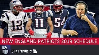 New England Patriots 2019 Schedule Record Predictions Game Previews amp Opponent Breakdowns [upl. by Juley687]