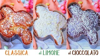 COLOMBA DI PASQUA Casalinga  Ricetta Veloce di Benedetta in 3 Versioni  Mandorle Limone Cioccolato [upl. by Jodie]