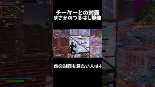 大会でチーターと遭遇…😈😈😈 フォートナイト fortnite アンリアル [upl. by Siraval7]