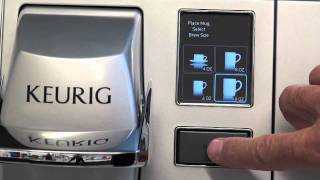 How to descale a Keurig® B155 Brewing System [upl. by Eiliah]