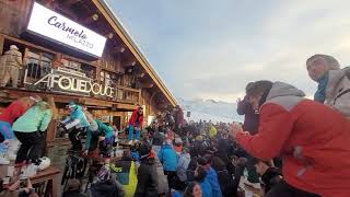 La folie douce VAL THORENS Décembre 2021 ambiance de oufff avec FABIO [upl. by Sello56]